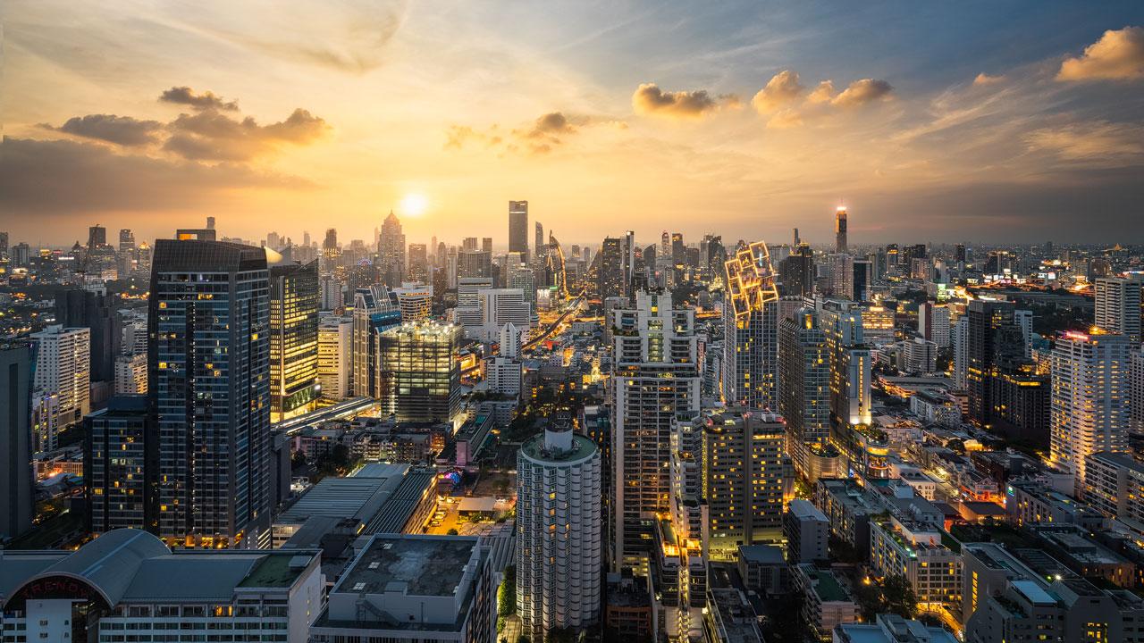 Thailand city lights