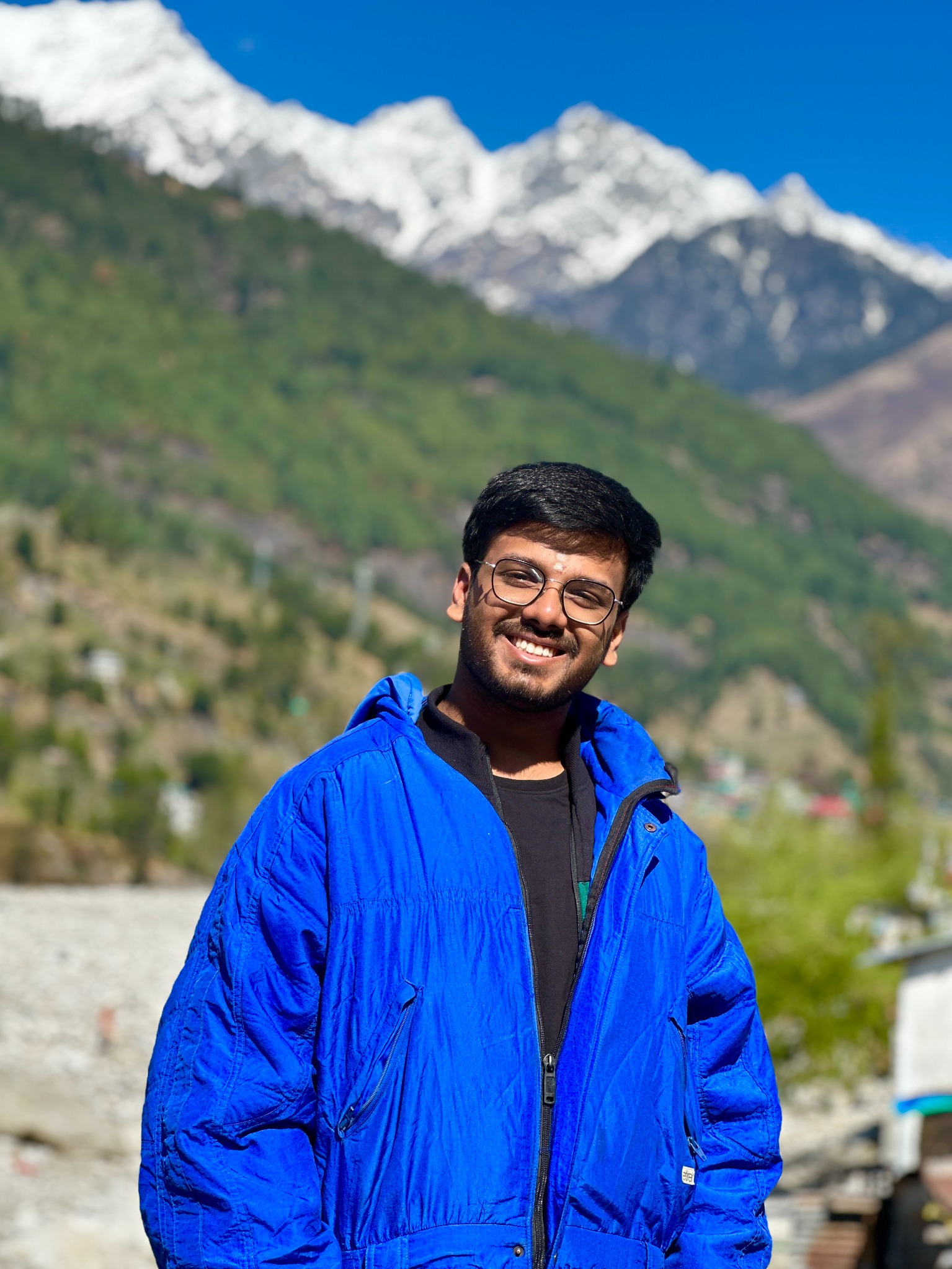 S. Abhishek in the mountains